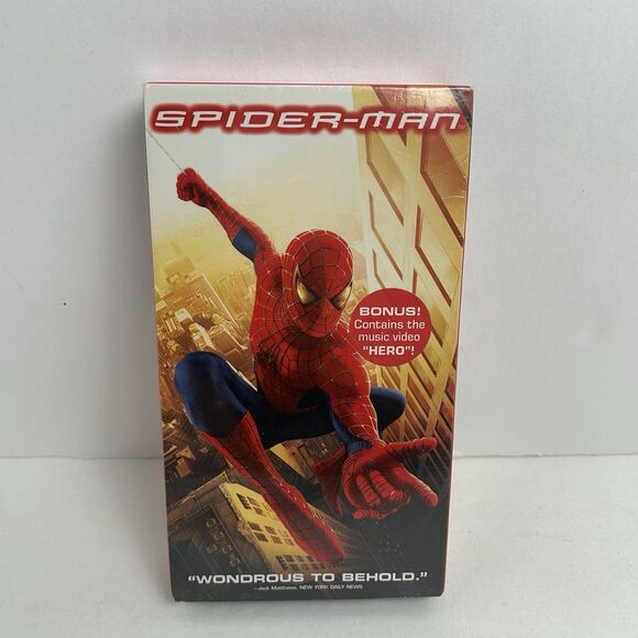Spider-Man VHS Tape Factory Sealed NEW 2002 Marvel Columbia Tristar - Picture 1 of 6
